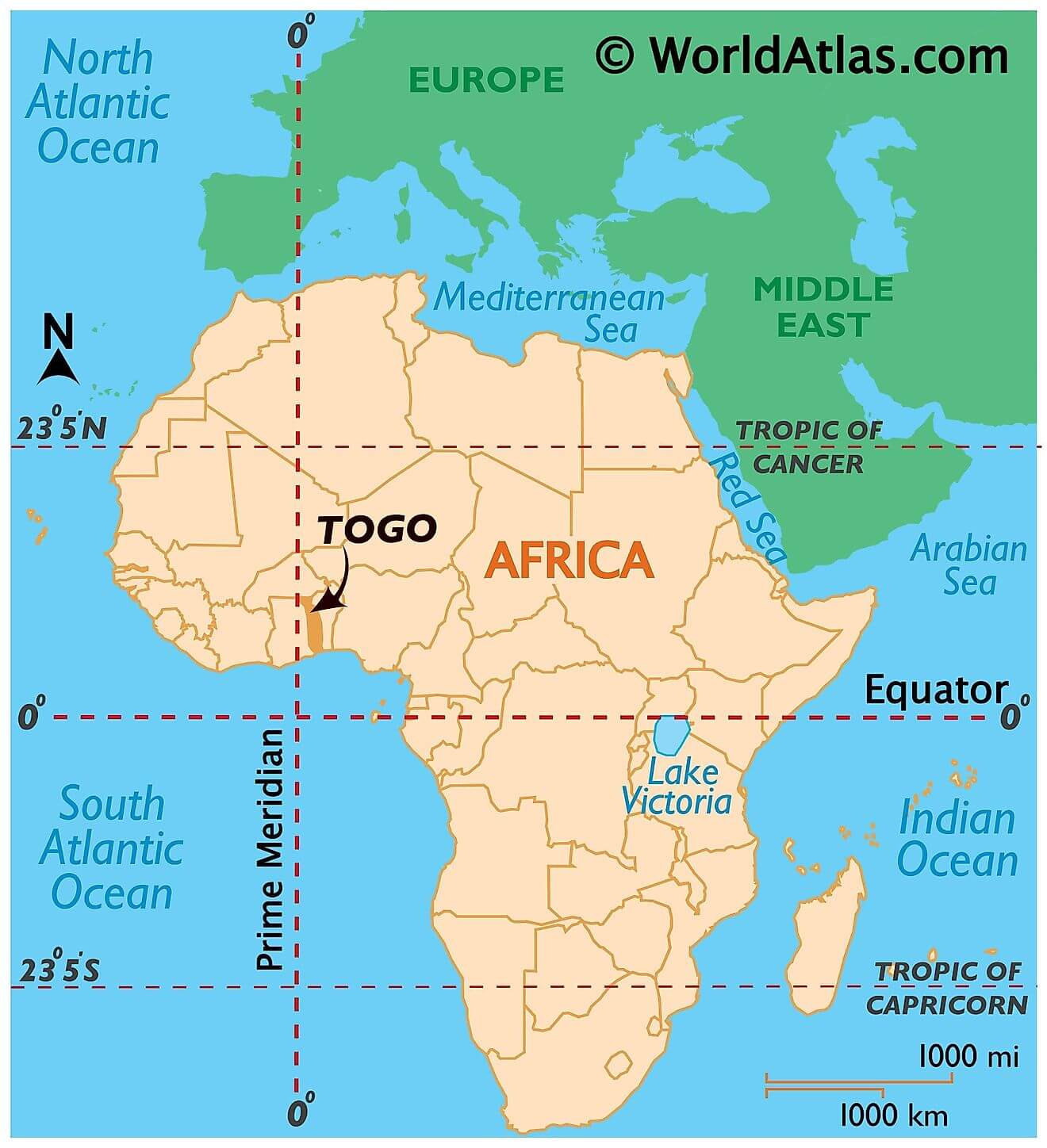 Togo ở đâu?