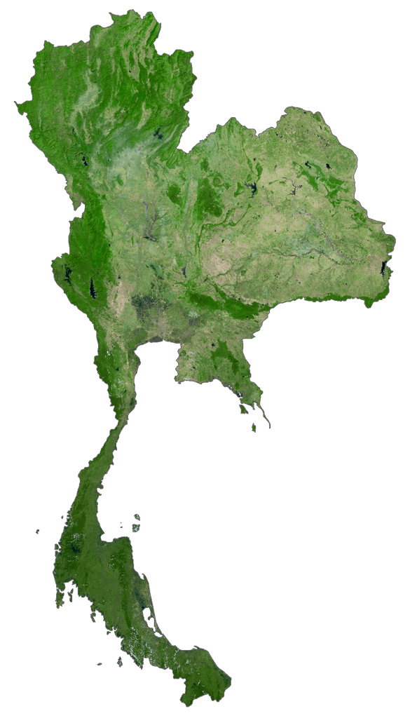 Thái Lan Bản đồ vệ tinh