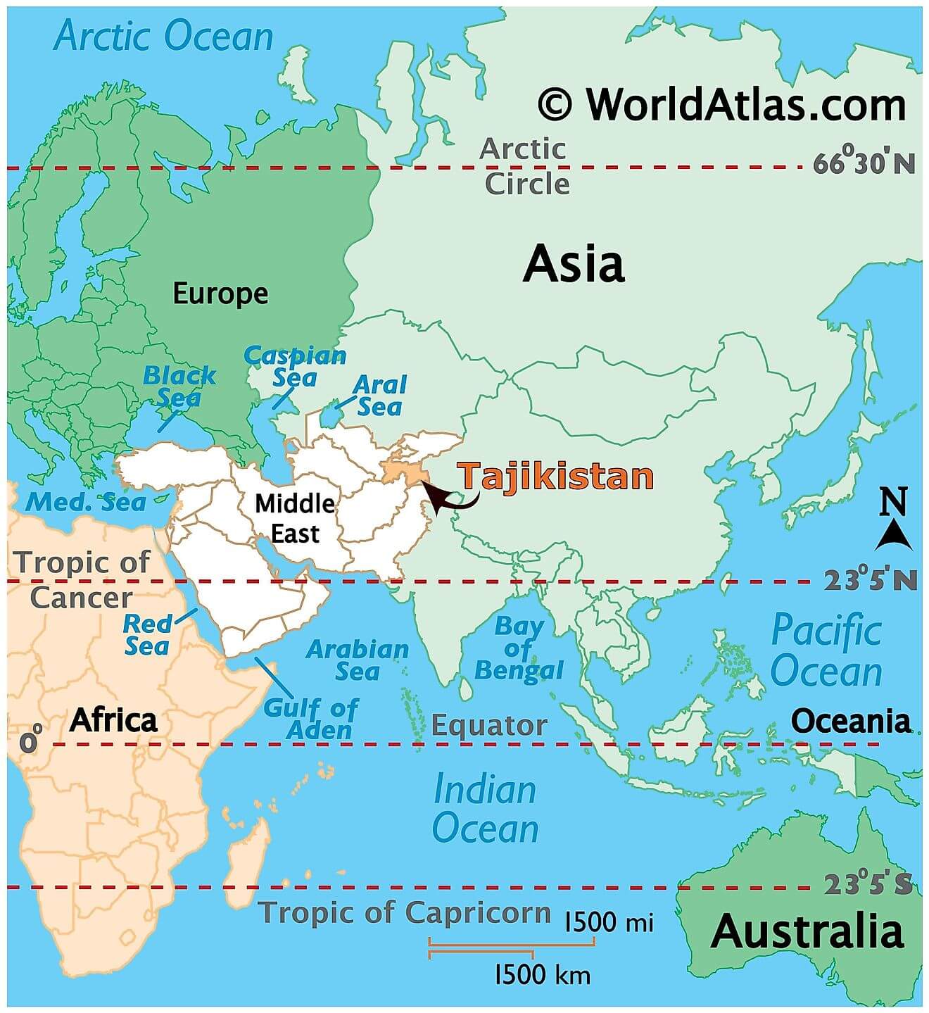 Tajikistan ở đâu?