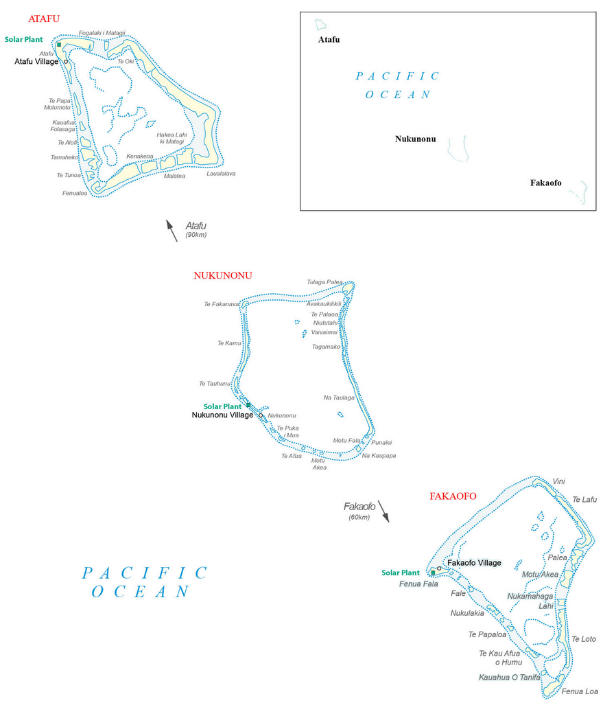 Bản đồ Tokelau