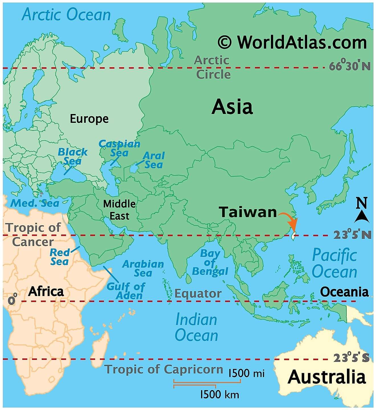 Where is Taiwan?