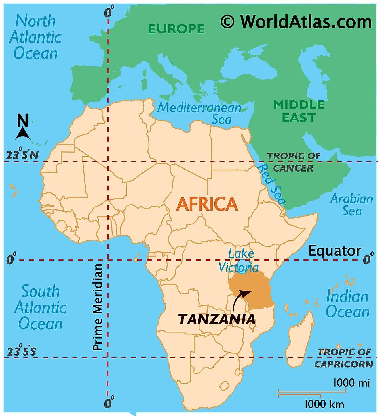 Tanzania ở đâu?
