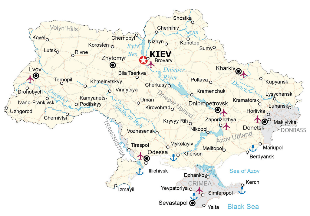 Bản đồ Ukraina