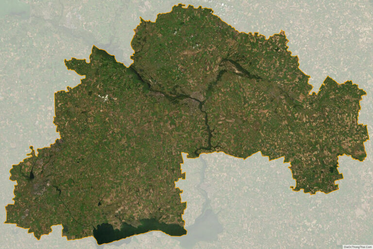 Bản đồ vệ tinh tỉnh Dnipropetrovs'k