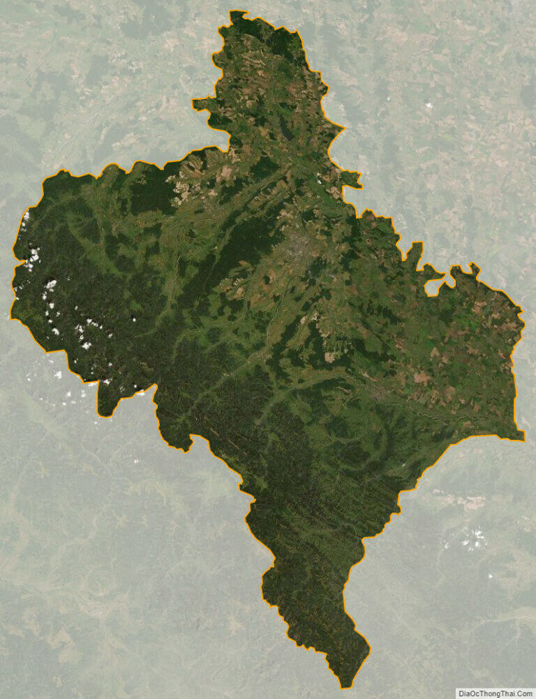 Bản đồ vệ tinh tỉnh Ivano-Frankivs'k