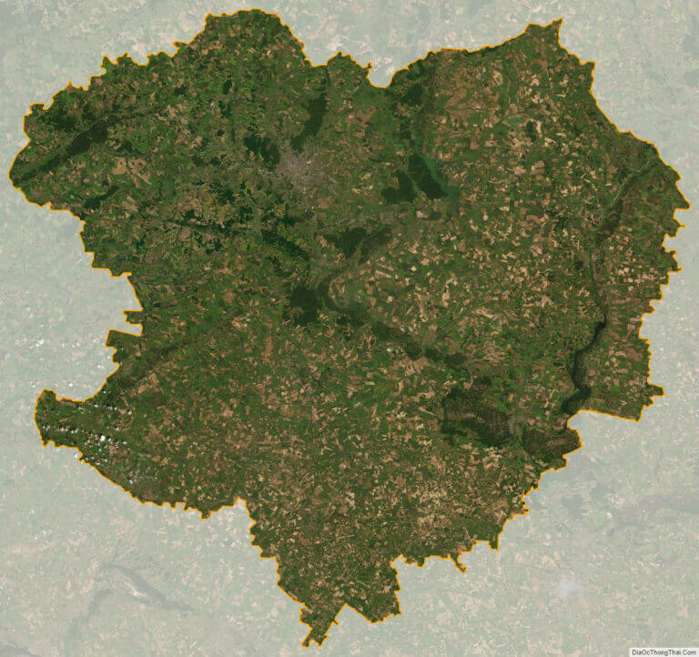 Bản đồ vệ tinh tỉnh Kharkiv