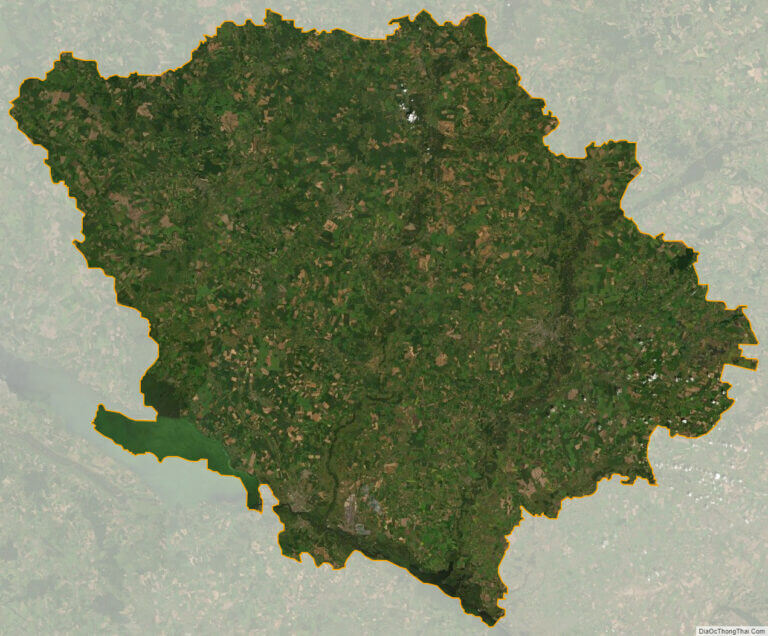 Bản đồ vệ tinh tỉnh Poltava