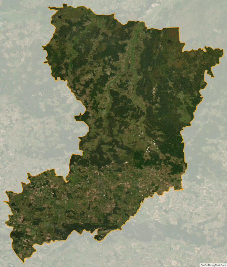 Bản đồ vệ tinh tỉnh Rivne