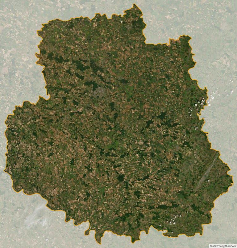 Vinnytsya oblast satellite map