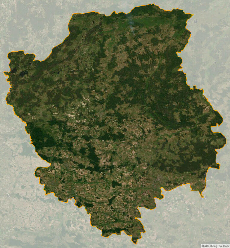 Volyn oblast satellite map