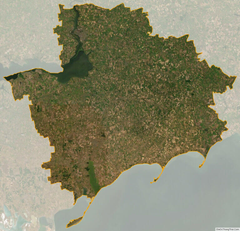 Zaporizhzhya oblast satellite map