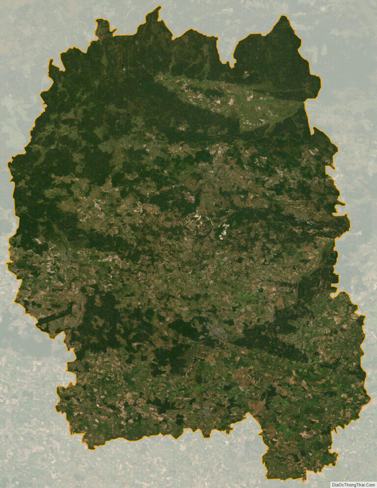 Zhytomyr oblast satellite map