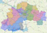 Map of Dnipropetrovs'k, Ukraine