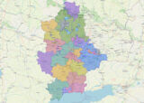 Bản đồ tỉnh Donets'k, Ukraine