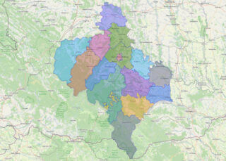 Map of Ivano-Frankivs’k, Ukraine