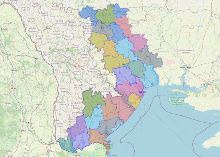 Bản đồ tỉnh Odessa