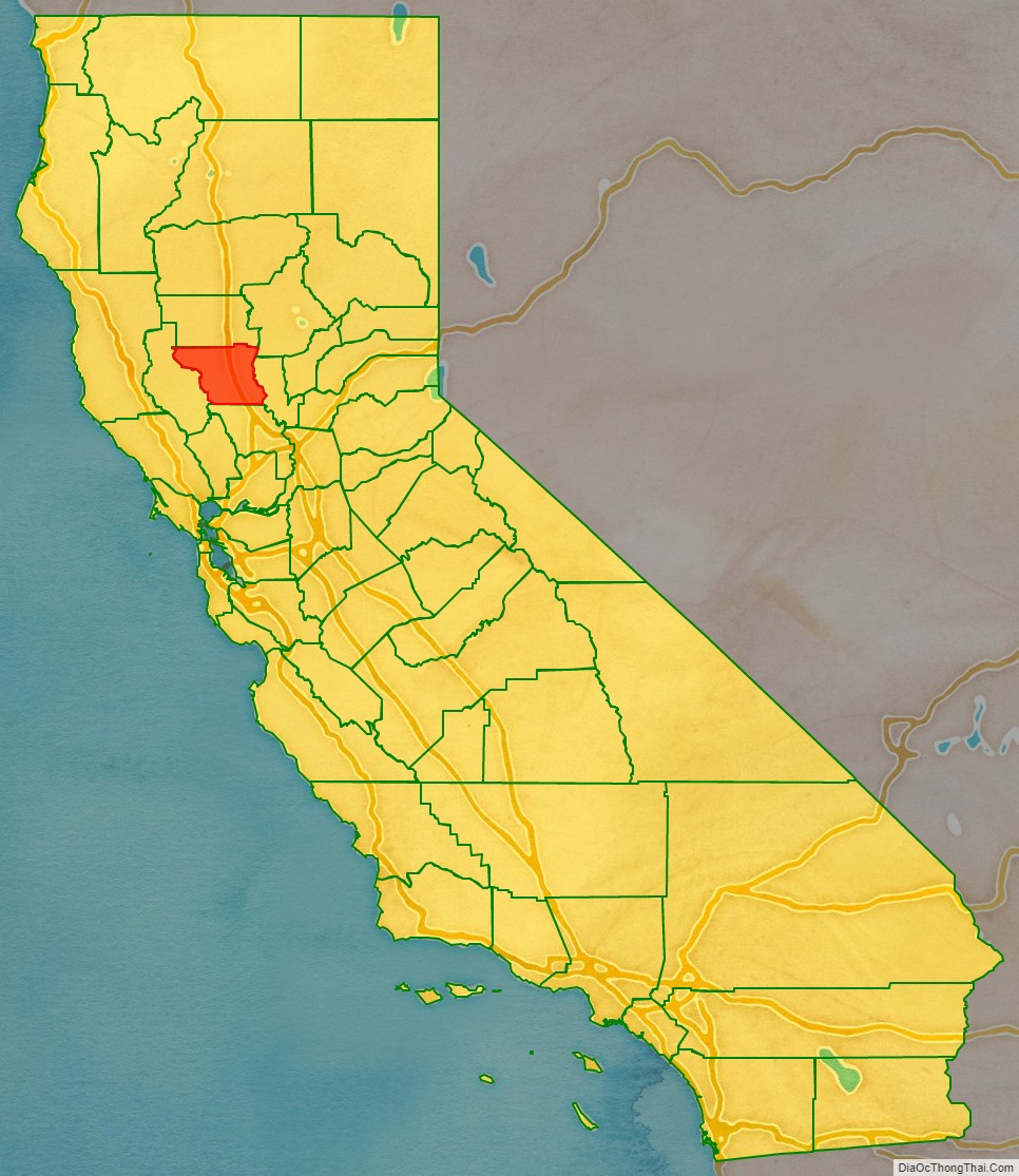 Colusa County location on the California map. Where is Colusa County.