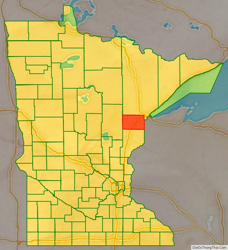Map Of Carlton County Minnesota Địa Ốc Thông Thái 4023