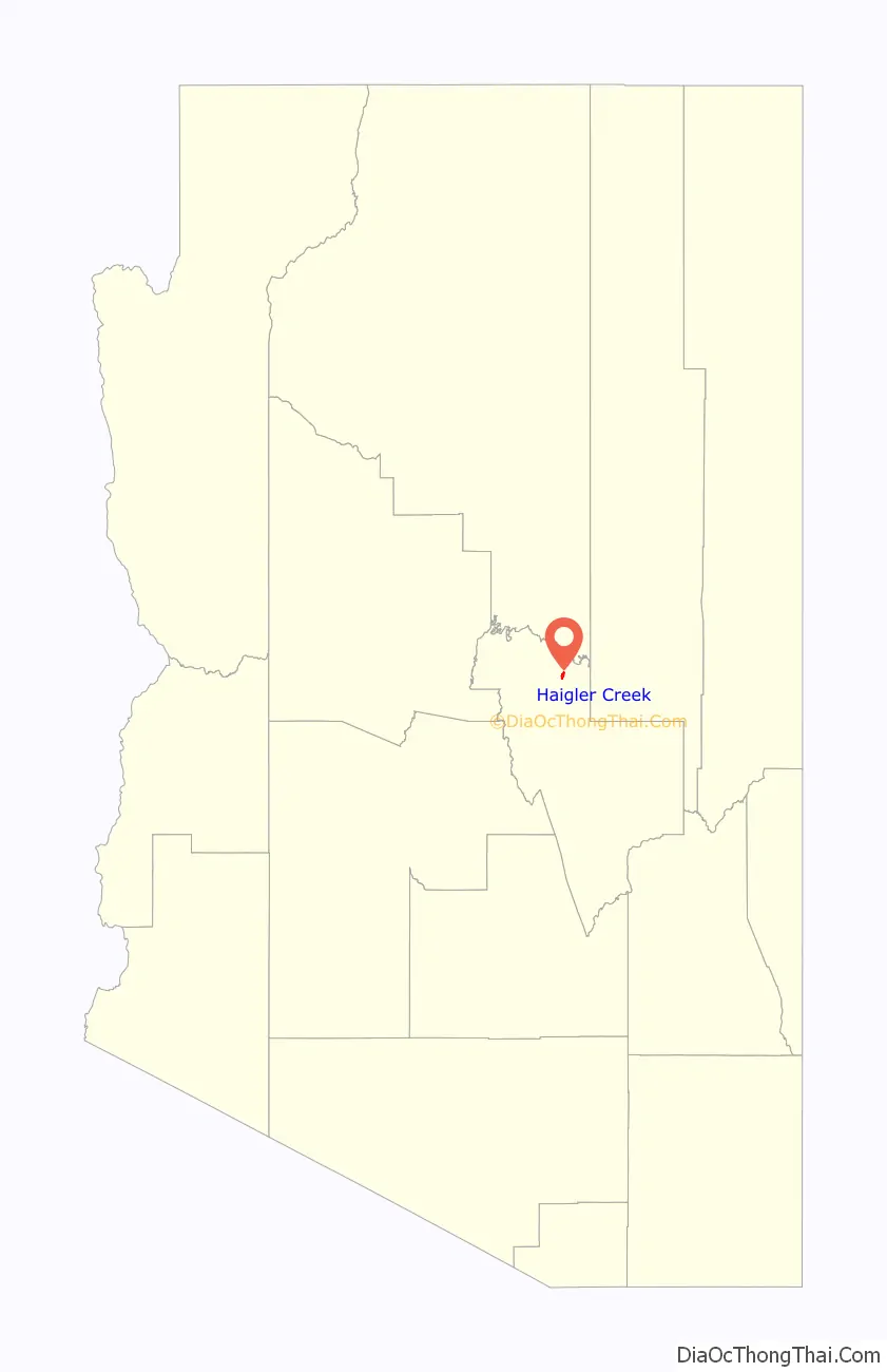 Map Of Haigler Creek Cdp