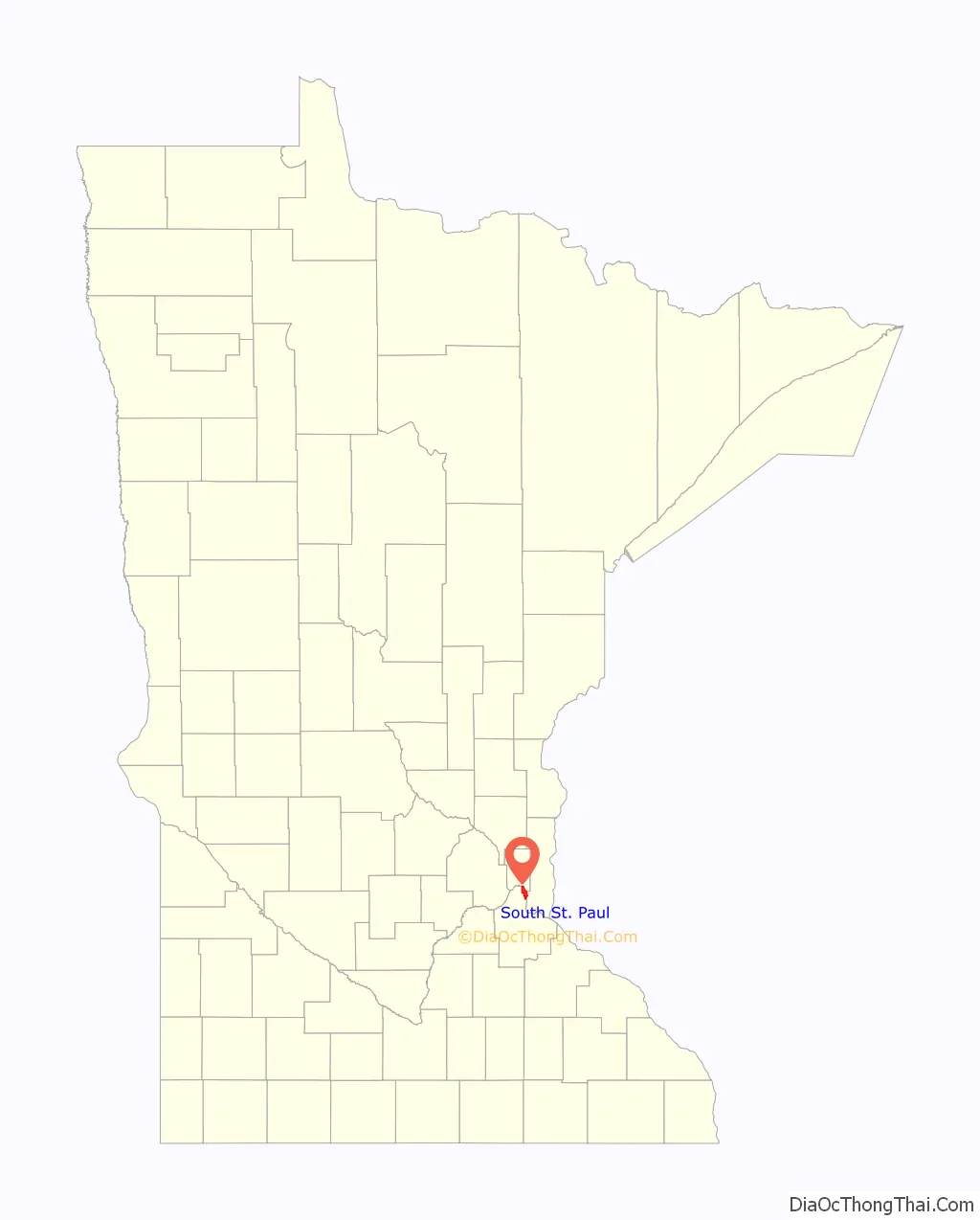 South St. Paul Minnesota Street Map 2761492