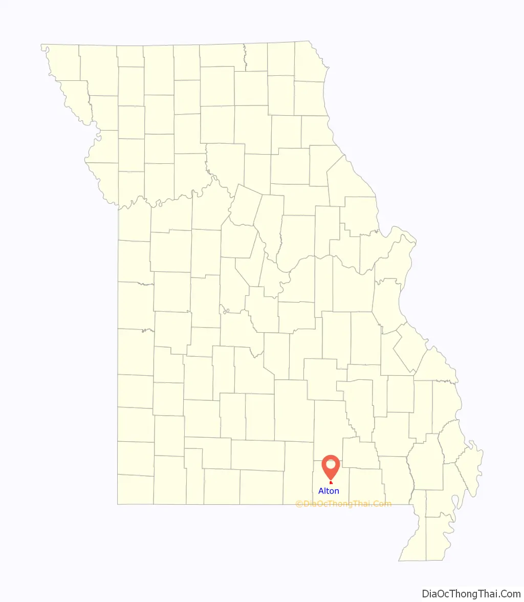 Map Of Alton City Missouri