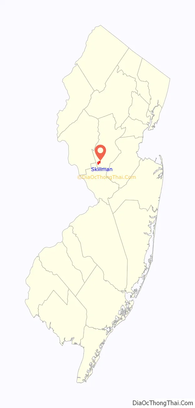 Map of Skillman CDP