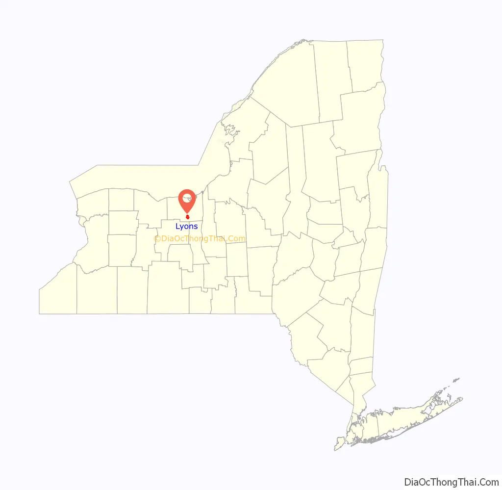 Map Of Lyons CDP New York   Lyons.webp