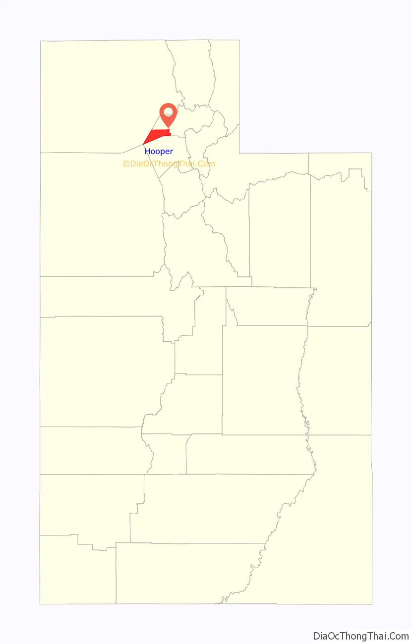Hooper Utah Map 
