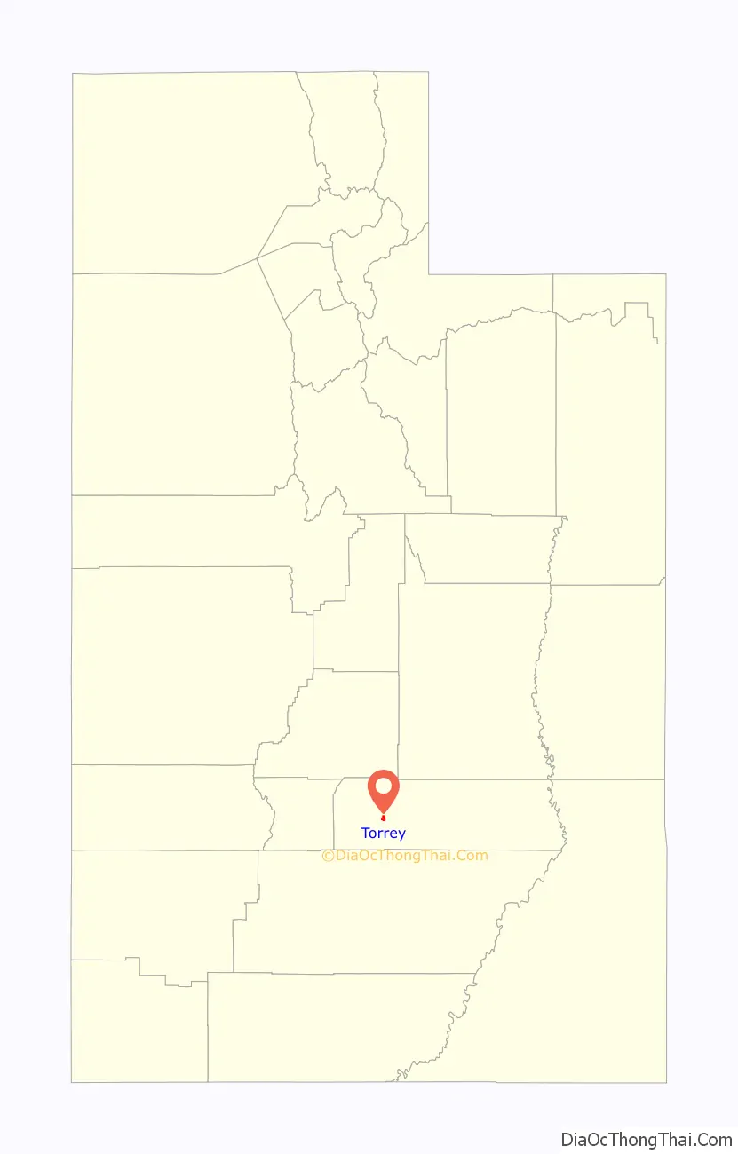 Map Of Torrey Town
