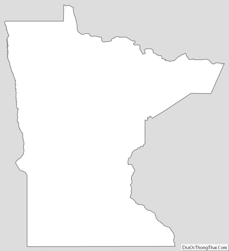 Minnesota Outline Map