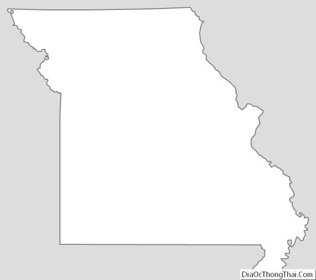 Missouri Outline Map