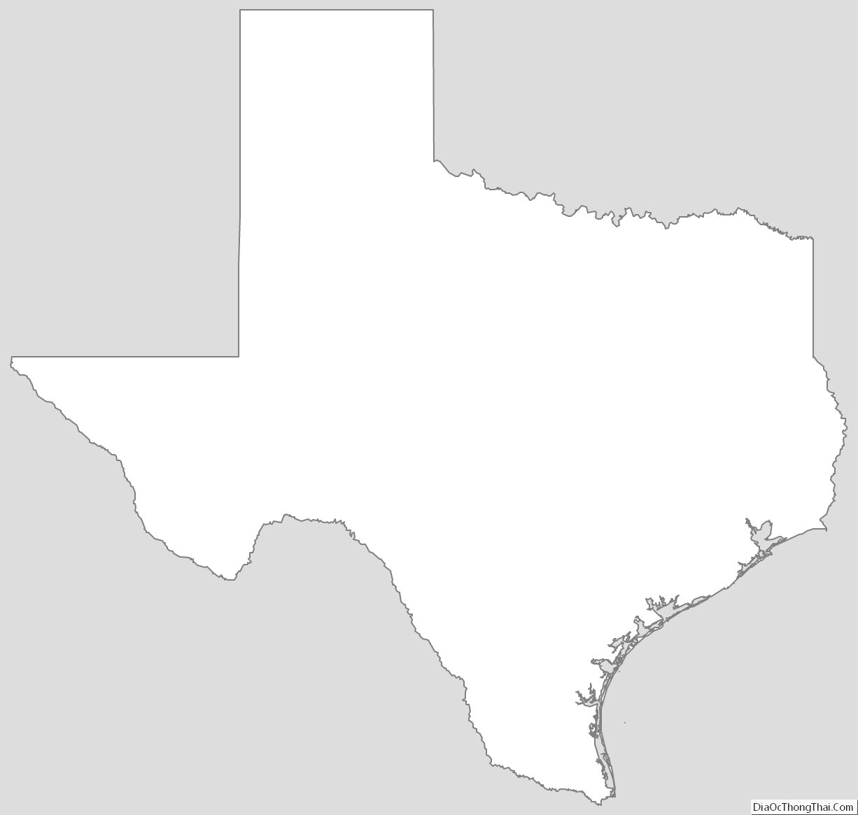 Texas Outline Map