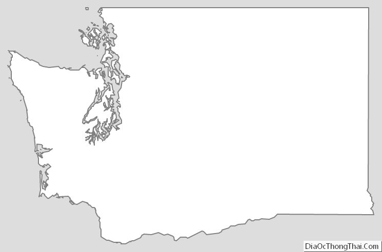 Washington Outline Map