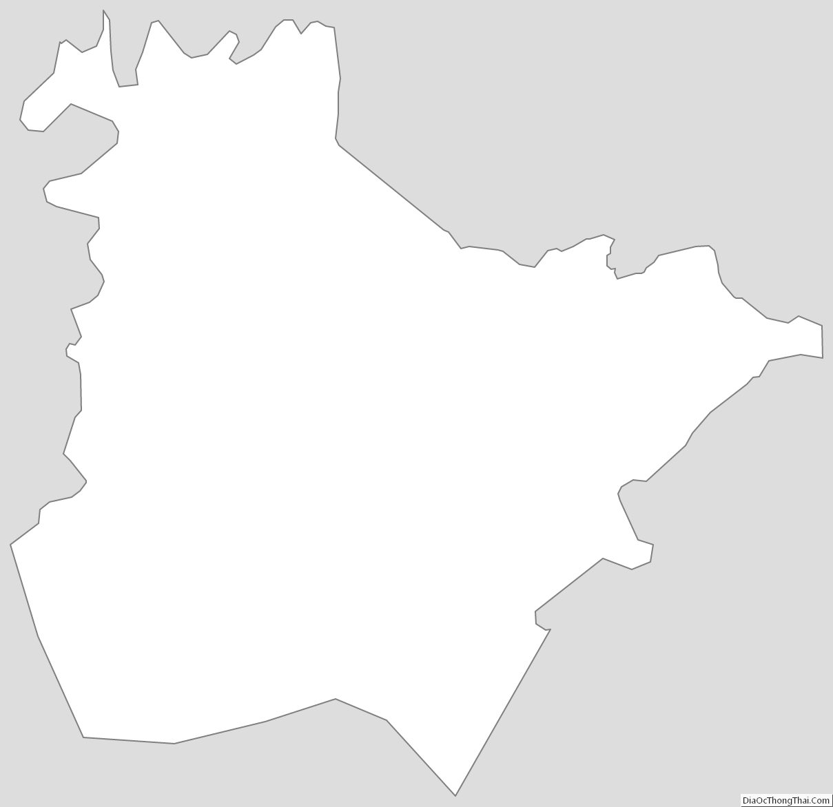 Outline Map of Estill County, Kentucky