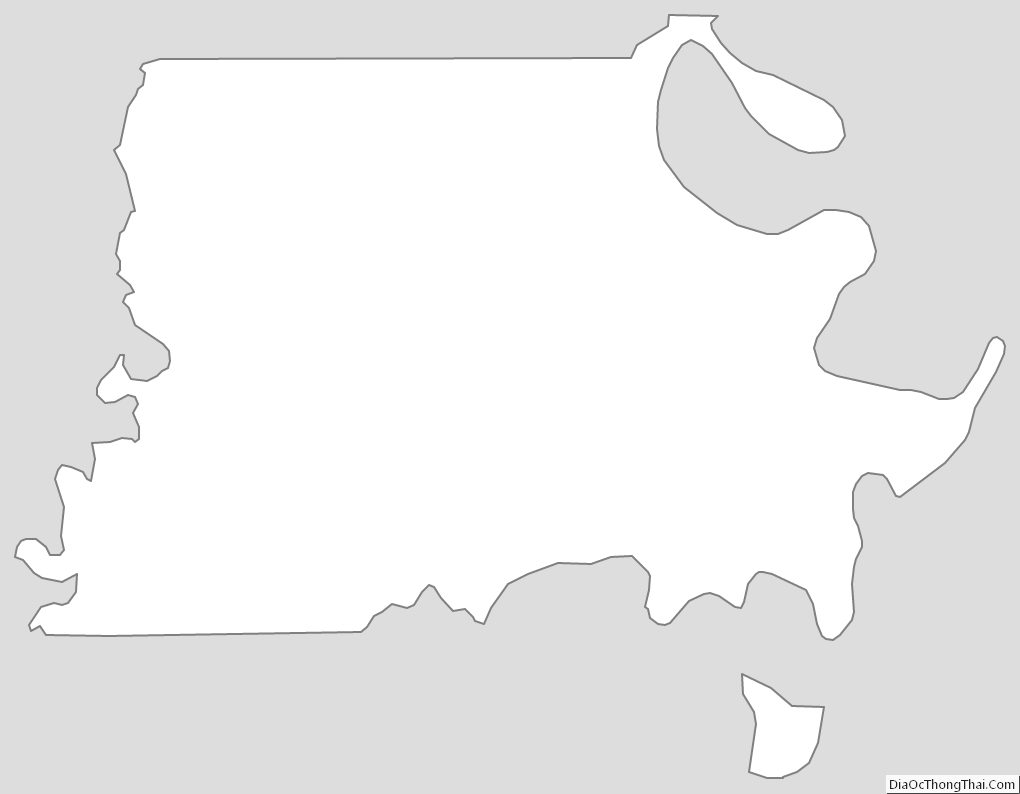 Outline Map of Madison Parish, Louisiana