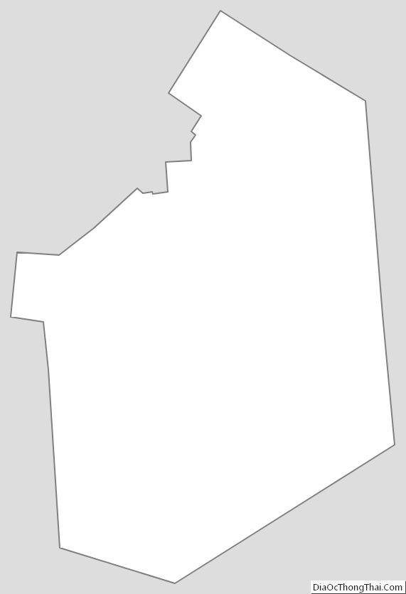 Outline Map of Lewis County, New York