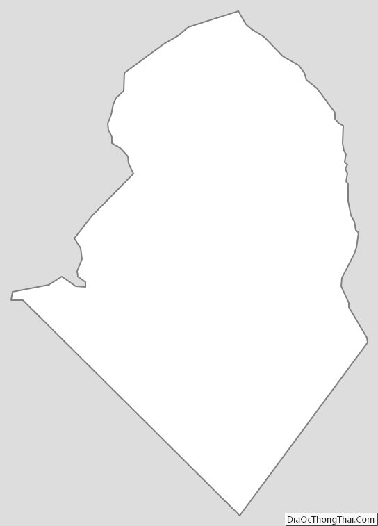 Outline Map of Scotland County, North Carolina