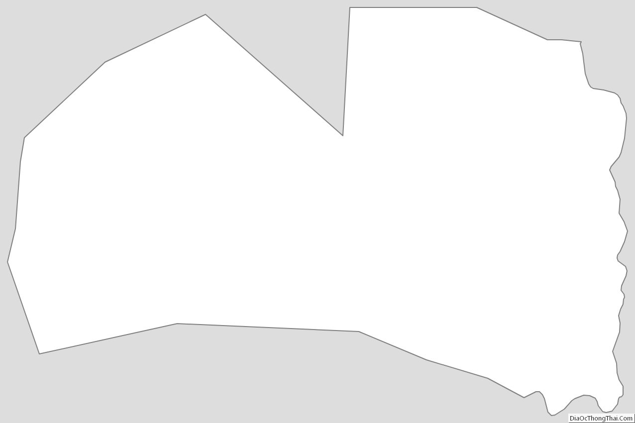 Outline Map of Alexandria Independent City, Virginia