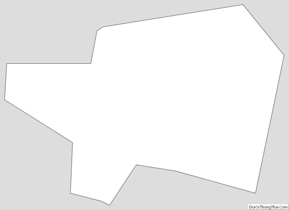 Outline Map of Bedford City City, Virginia
