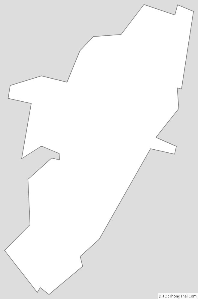 Outline Map of Buena Vista Independent City, Virginia