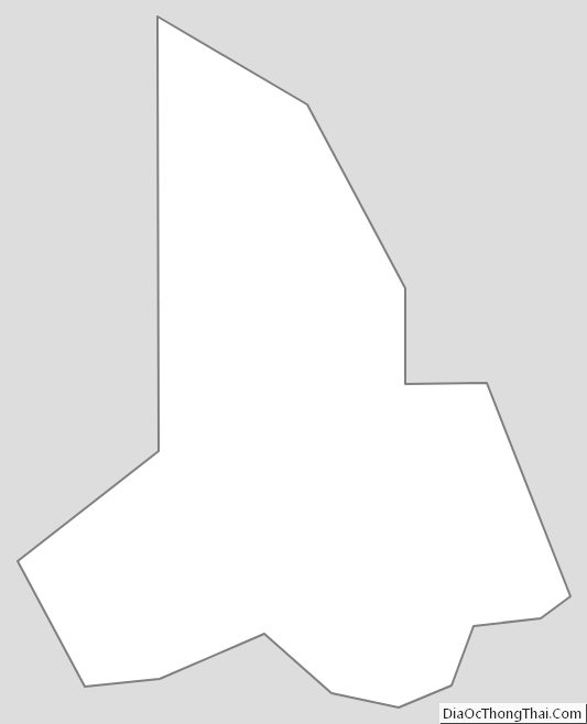Outline Map of Clifton Forge City Independent City, Virginia