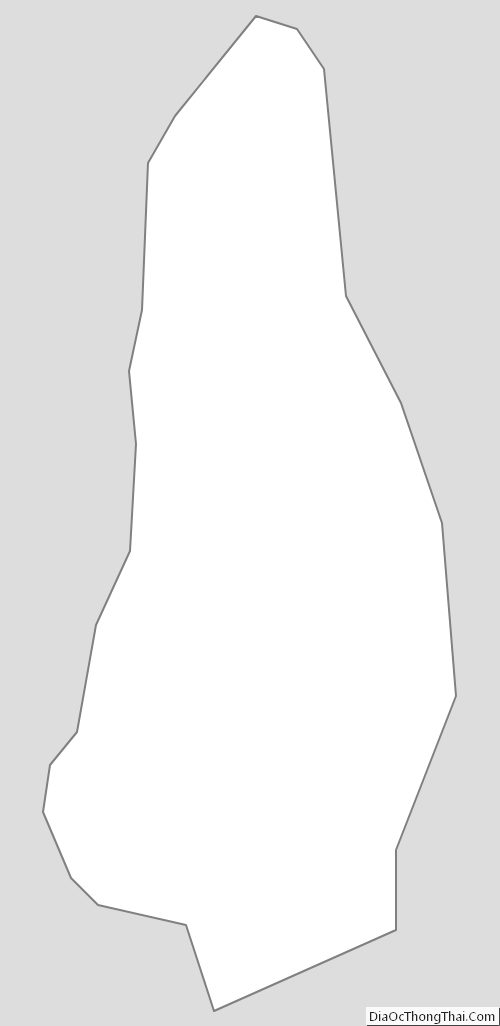 Outline Map of Covington Independent City, Virginia