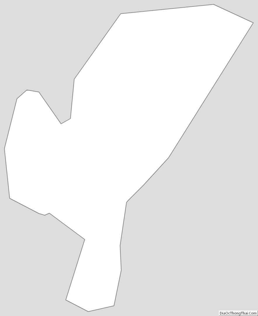 Outline Map of Galax Independent City, Virginia