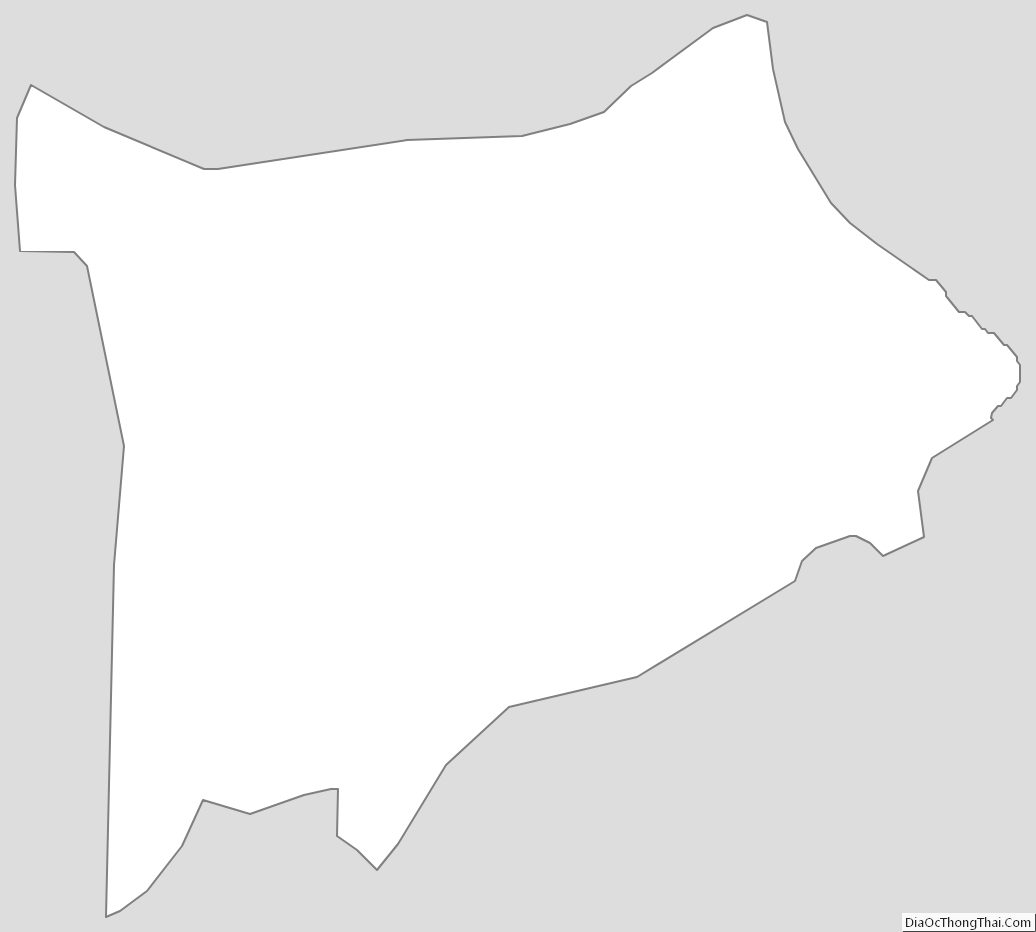 Outline Map of Hopewell Independent City, Virginia
