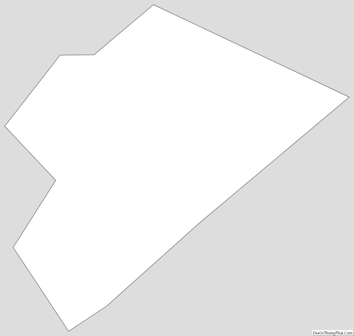 Outline Map of Lexington Independent City, Virginia