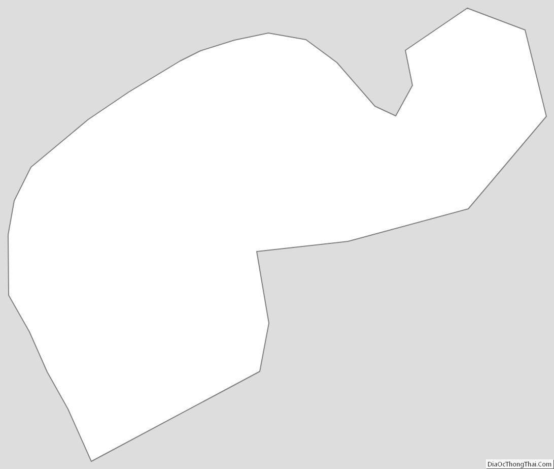 Outline Map of Radford Independent City, Virginia