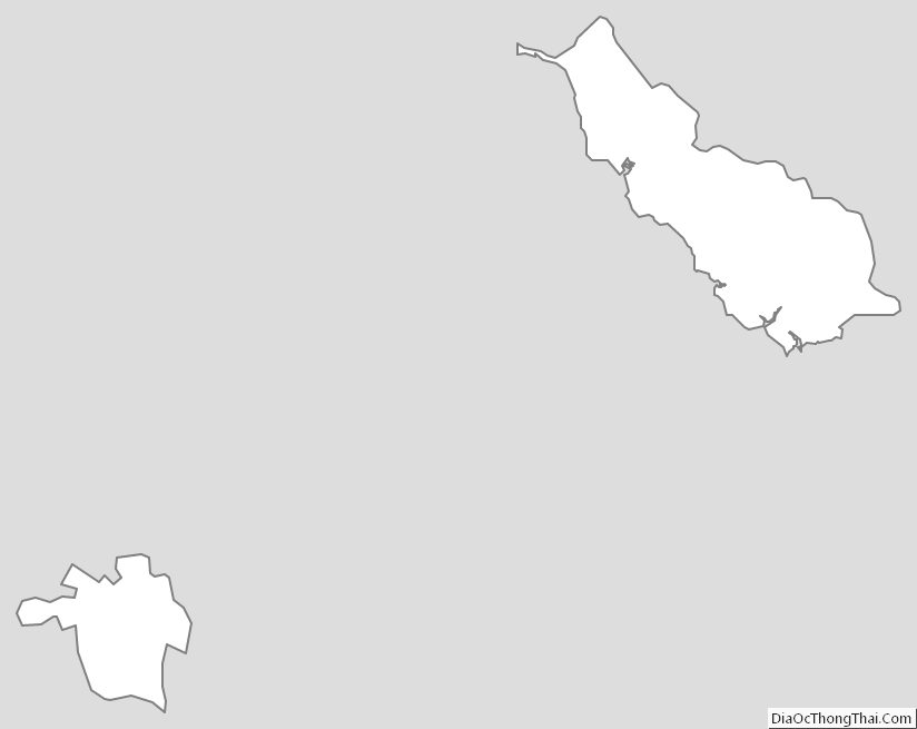 Outline Map of Richmond Independent City, Virginia