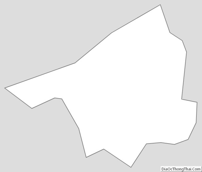 Outline Map of Salem Independent City, Virginia