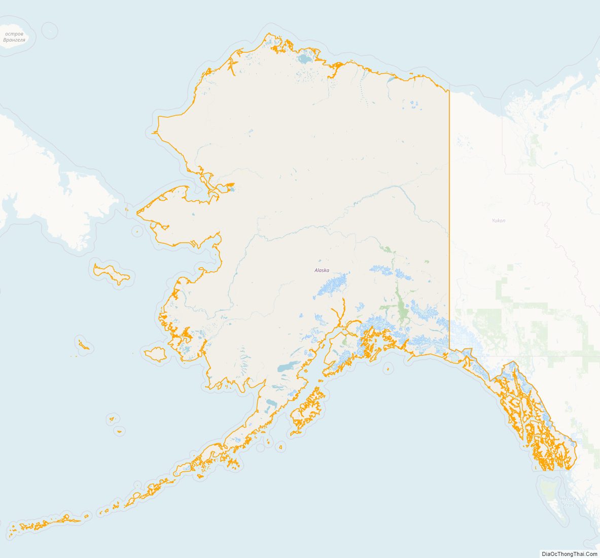 Alaska street map