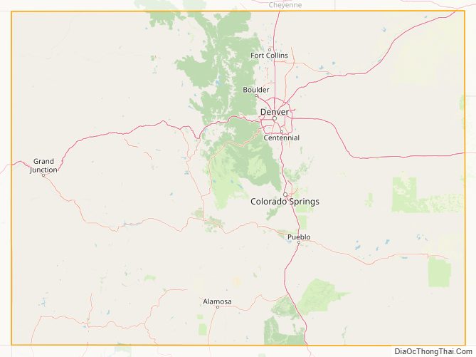 Colorado street map